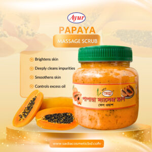 Sadia Ayur Massage Scrub | Papaya | 250ml