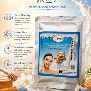 Sadia Ayur Herbal Pack | Milk With Honey | Face Pack