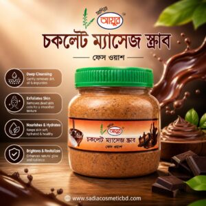 Sadia Ayur Massage Scrub | Chocolate | 250ml